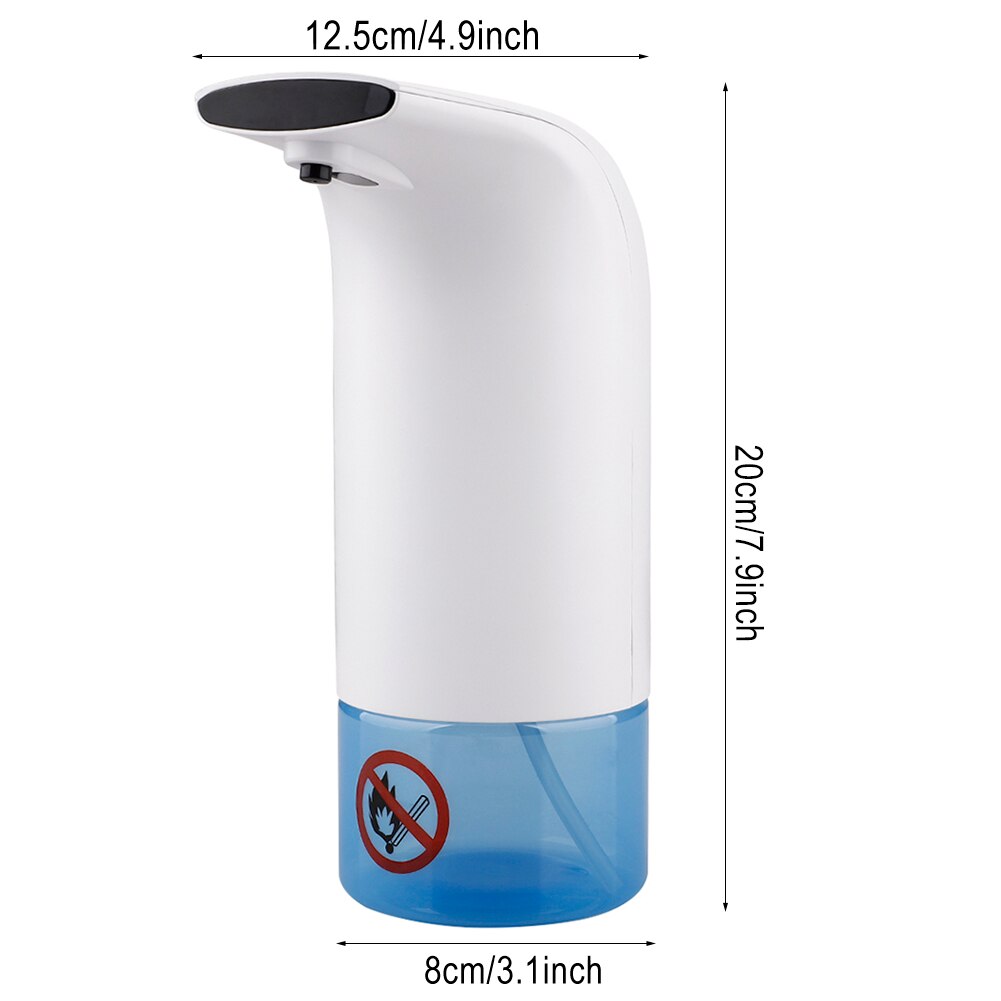 Touchless Soap Dispenser Infrared Automatic Induction Non-Contact Alcohol Spray Bottles 300ml Hand Disinfection Alcohol Sprayer