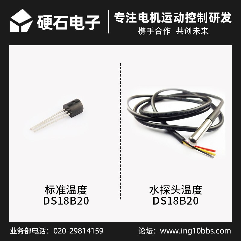(Optional) DS18B20 Digital Temperature Sensor Standard Version and Stainless Steel Package Temperature Probe 2Pcs