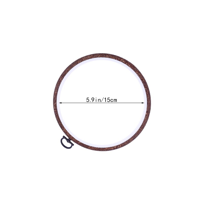 LMDZ 1Stck Praktische Stickerei Reifen Rahmen Foto Rahmen Kreuz Stich Band Ring Stickerei Kreis NäHenne Bausatz Rahmen Stickerei Band: 15cm