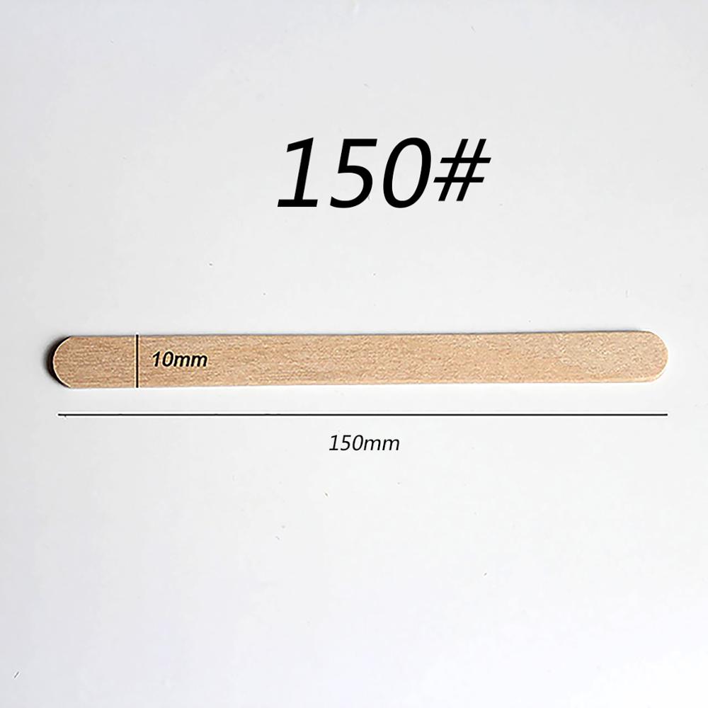 50Pcs Wooden Popsicle Stick Kids Hand Crafts Art Ice Cream Lolly Cake DIY Making Funny Tools: 150x10x2 mm