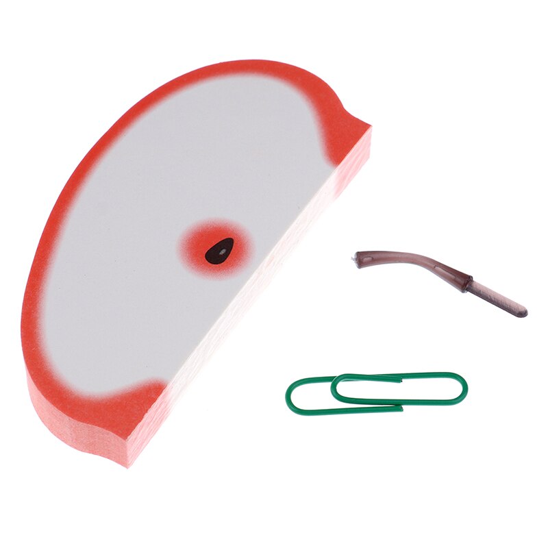 Cute Fruit Apple Note Memo Pads Portable Scratch Paper Notepads Post Sticky Apple Shape