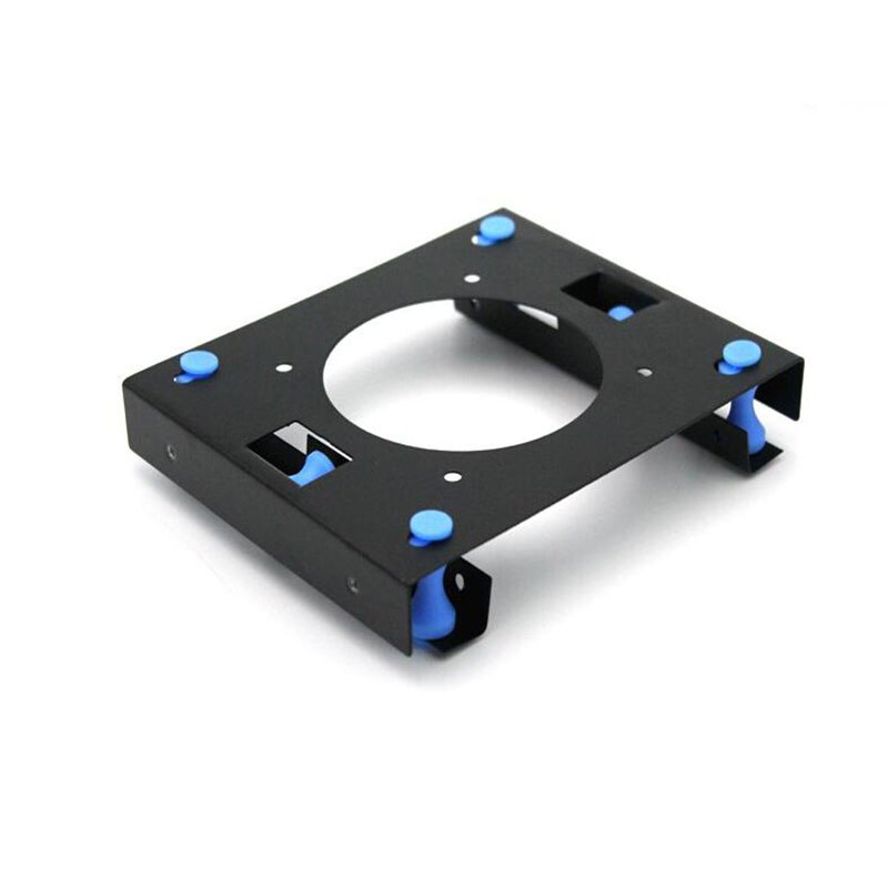 3,5-Zoll-Stoßdämpferhalterung für Festplatten mit Befestigungsschrauben für PC-Gehäuse 3,5 HDD auf 5,25 DVD ROM Bay Montageadapter