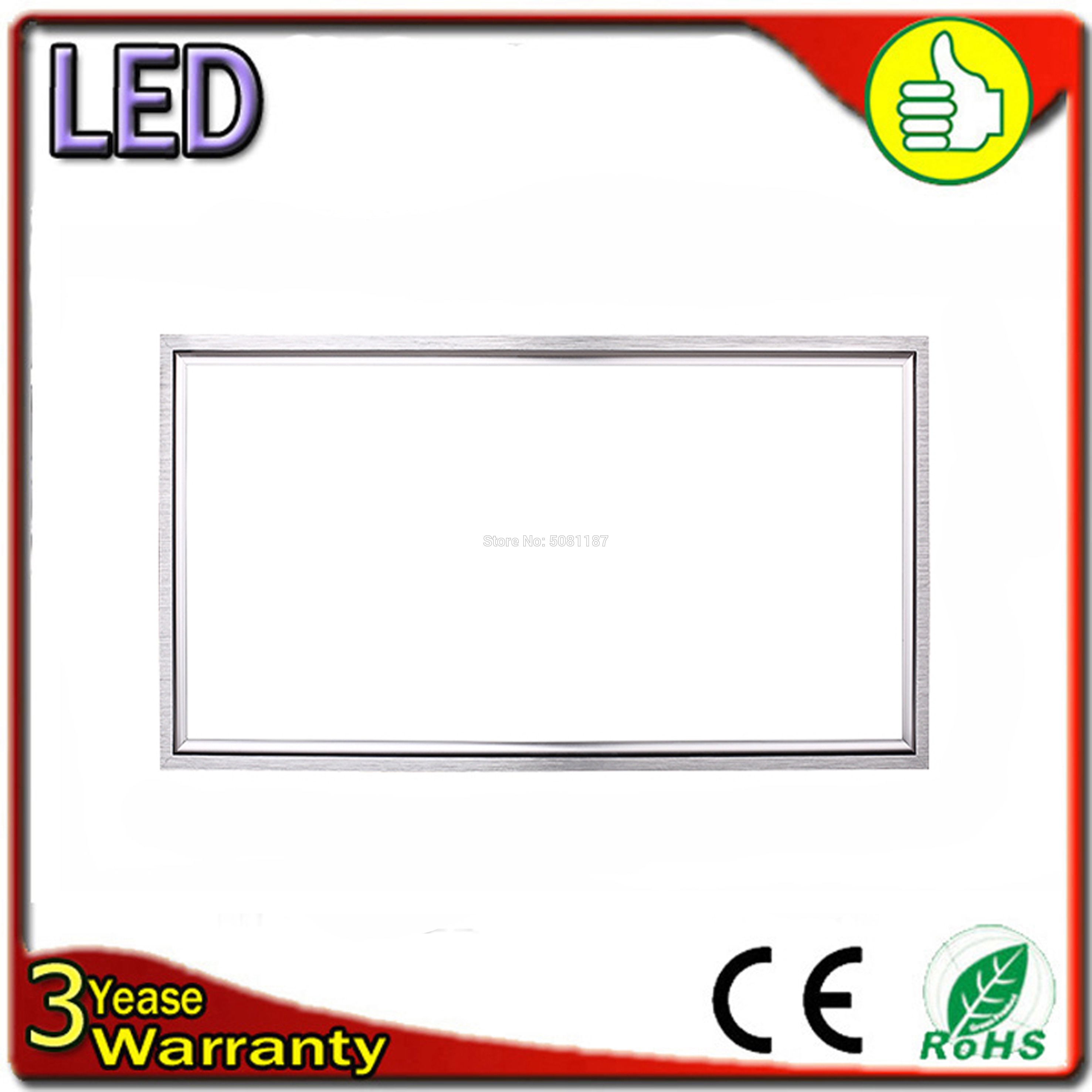 2PCS/Lot Samsung Chip 3 Years Warranty 24W 300*600 LED Panel Dimmable LED Downlight Down Light 300x600 300x600mm 30x60cm
