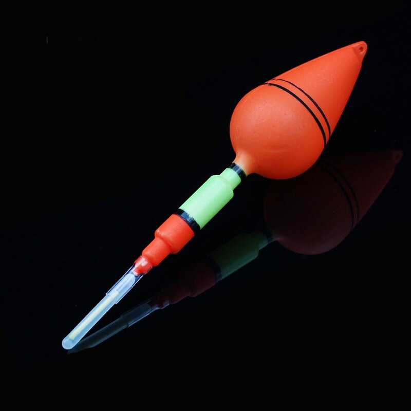 50pcs/set Fishing Float Light Stick Portable Light Night Float Clip Good Material Fishing Attractants