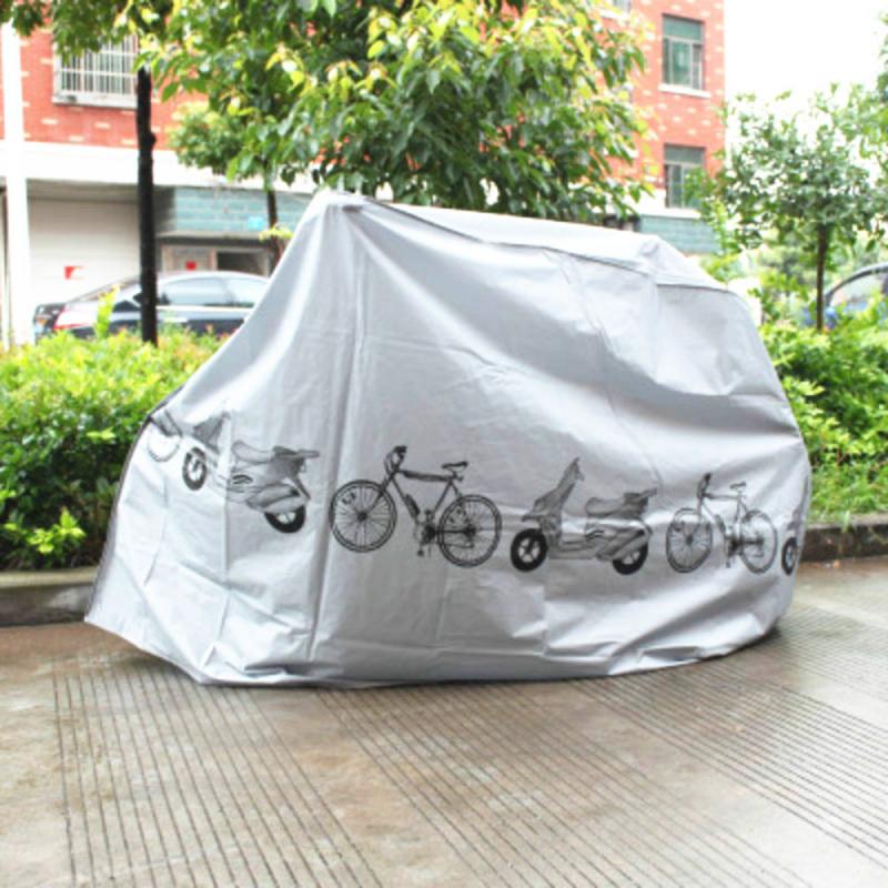 Udendørs uv beskytter cykelovertræk cykel regn- og støvtæt dækning solskin uv beskyttende vandtæt dæksel til cykler