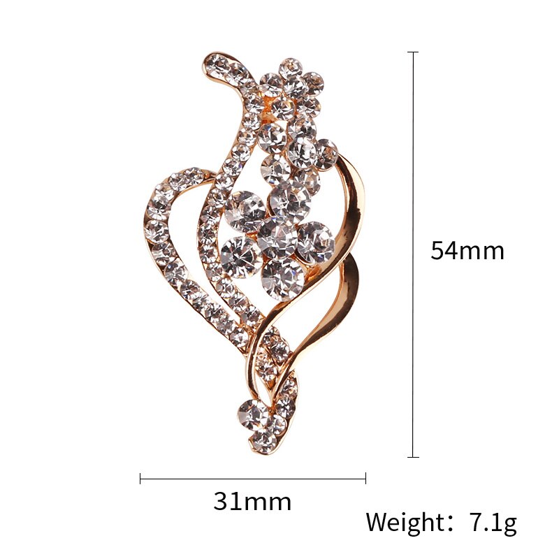 Bloem Crystal Pearl Broche Voor Vrouwen Broche Pin Boeket Strass Broches En Pinnen Sjaal Clip Sieraden