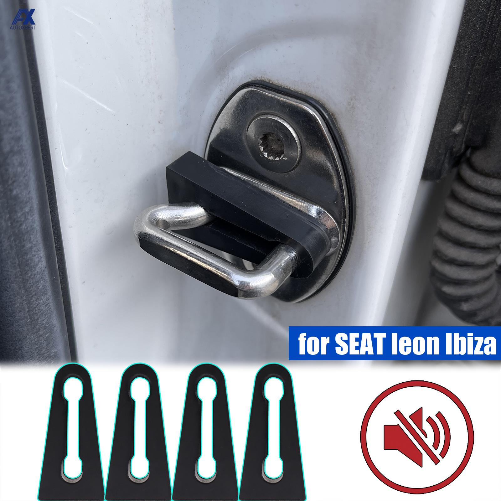 Auto Deurslot Geluid Deadener Demper Buffer voor SEAT leon Altea Ibiza Toledo Alhambra Interieur Geluiddichte Stopper Creak Noise