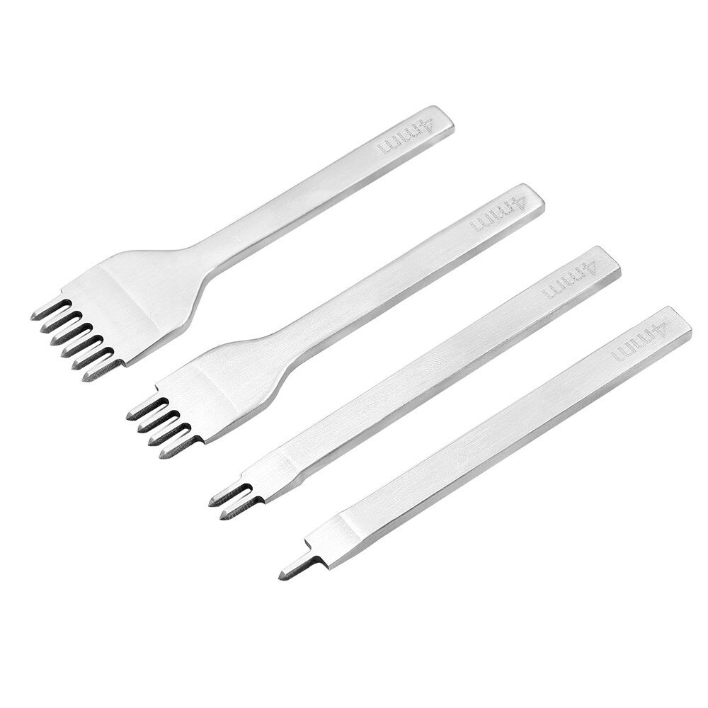 Leather Craft Tools Hand Sewing Stitching Punch Carving Work Saddle Groover Kit Accessories DIY Leather Tool