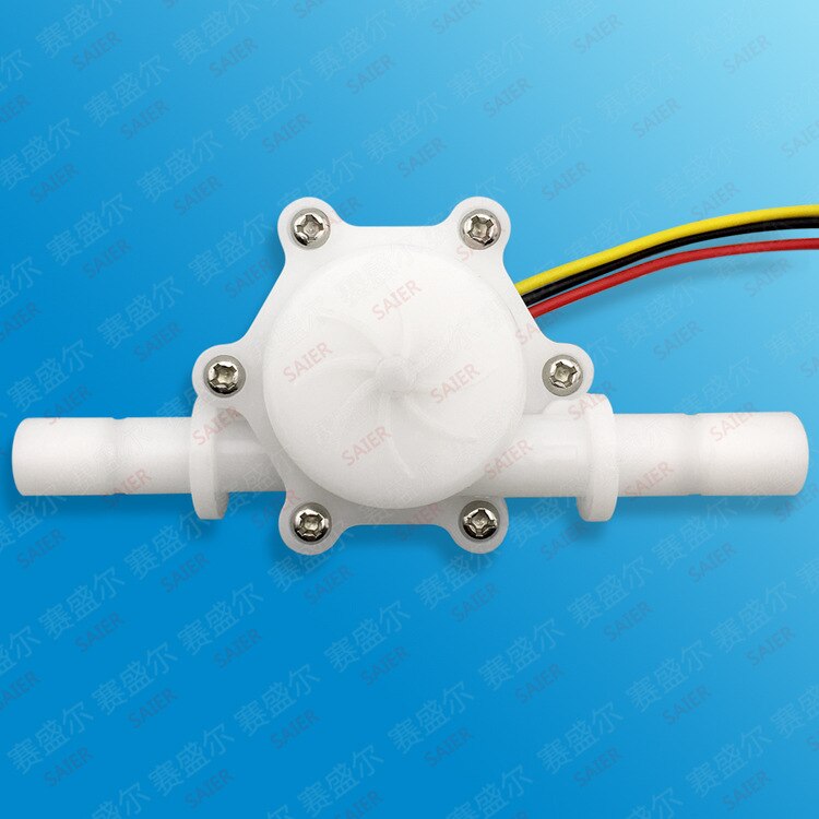 Water Flowmeter Flowmeter Hall Flow Sensor Indicator Teller Caudalimetro Boiler 0.3-10L/Min 0.8MPa 4.5-18V