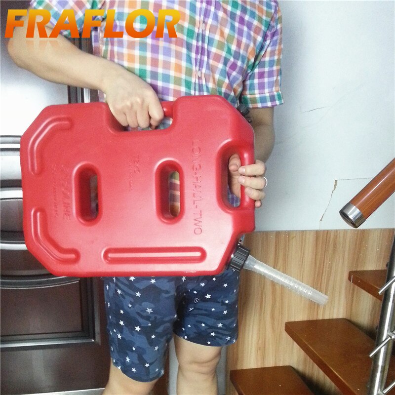 10L ( 2.6 Gallon ) Jerrycan Practical Gasoline Diesel Fuel Tank Can Pack For Off-road SUV ATV Motorcycle Fuel Container Canister