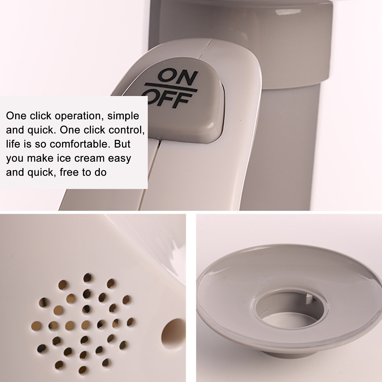 Ice Cream Maker Machine Mini Automatic Slush Machine Eu/us /uk Plug Home Electric Ice Cream Fruit Yogurt Makers For Children