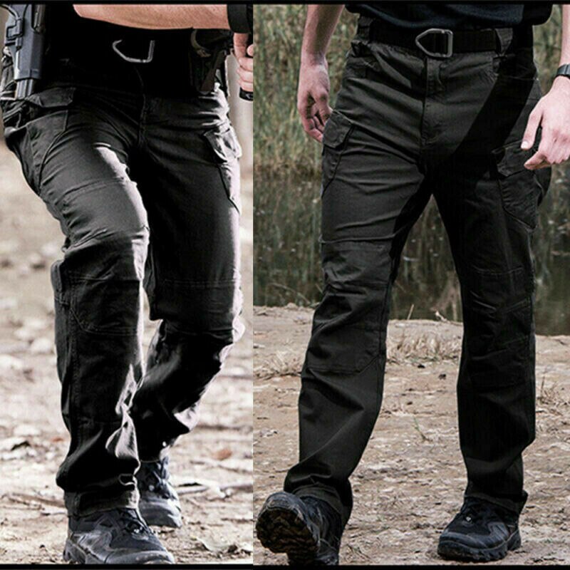 Bukser til mænd vandtætte vindtætte bukser udenfor sportsvandringsbukser arbejdsbukser med flere lommer