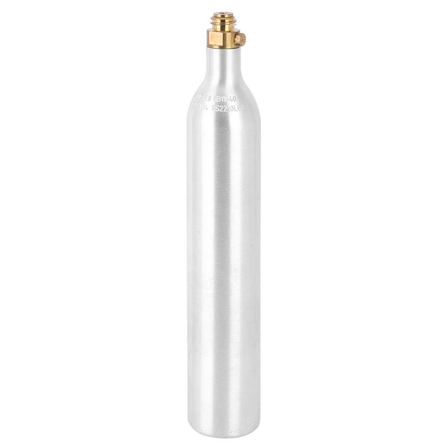 0.6l läskbryggare påfyllbar läskflaska cylinder med ventil  tr21 x 4 flaskor med läskpåfyllningsadapter tillbehör