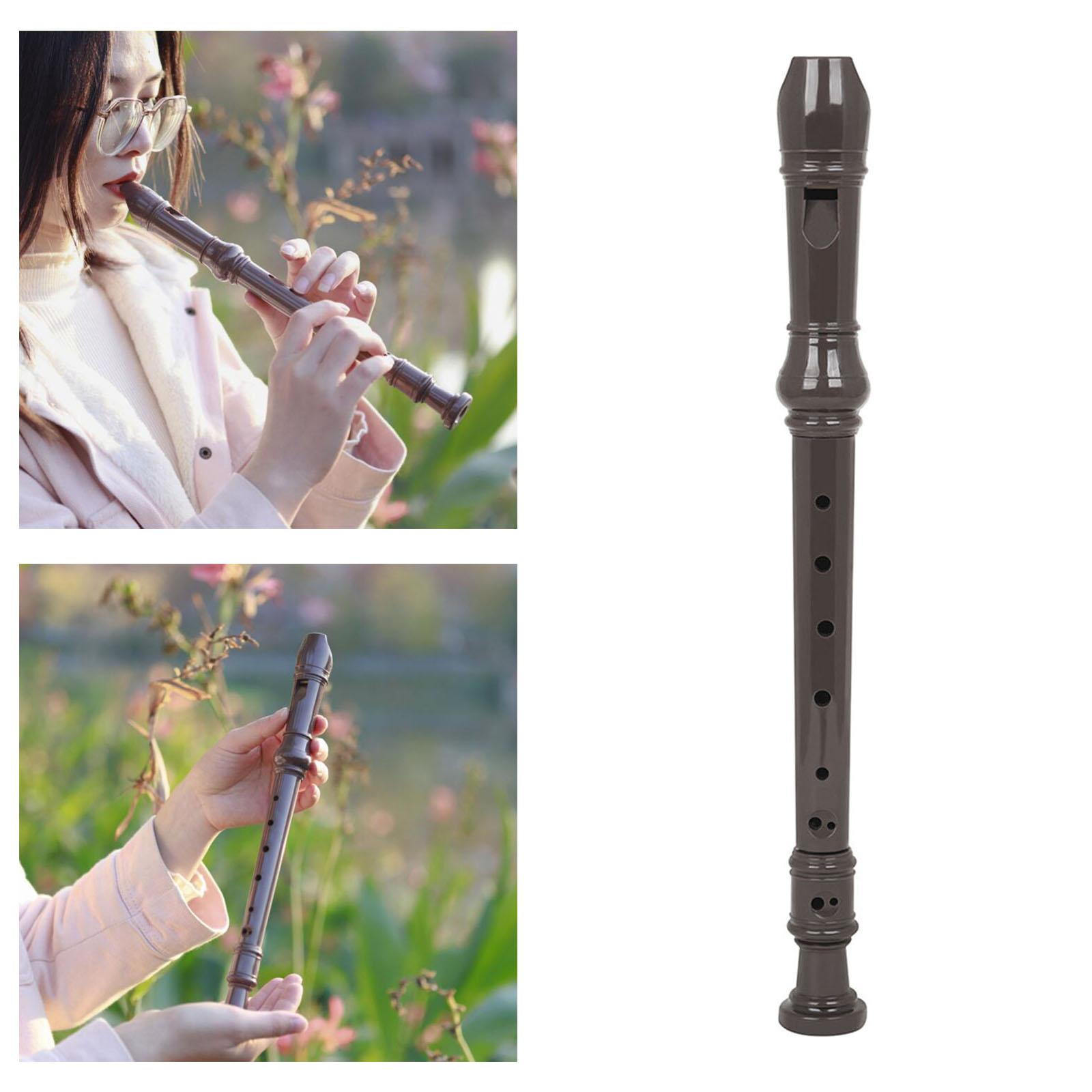 Clarinet Musical with Cleaning Stick 8-Hole Musical Instrument Recorder for Beginners Music Lovers Musicians