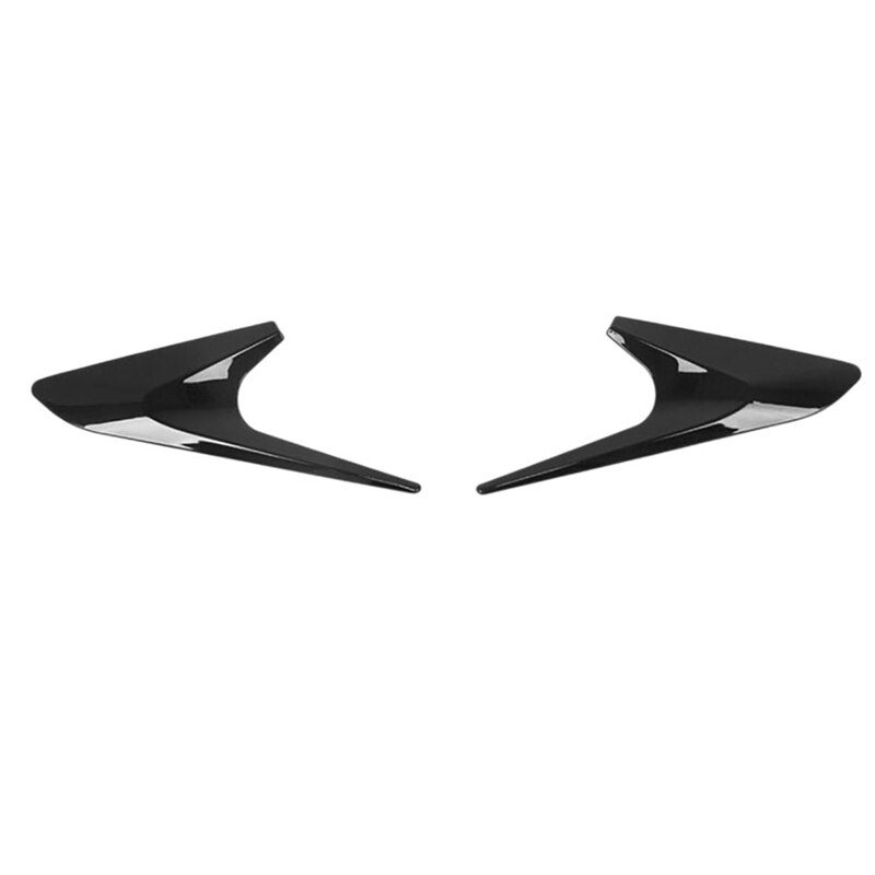 for Tesla Model 3 Rear Side Window Splitter Spoiler Side Fender Cover Trim Stickers Glossy Black