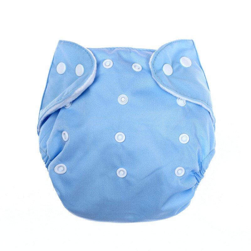 Hylidge Herbruikbare Luiers Baby Kinderen Ondergoed Wasbare Baby Katoenen Trainingsbroek Ademend Lekvrije Pasgeboren Baby Luier: Blue