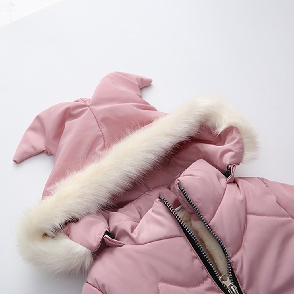 Winter Baby Jas Dikke Warme Hooded Baby Jongens Meisjes Donsjack Baby Winter Kleding Kinderen Lange Mouw Sneeuw Uitloper jas