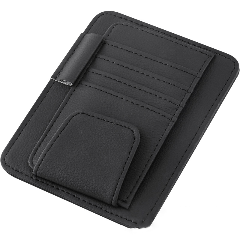 Organizador de viseira de sol do carro multi-bolso acessórios interiores para suprimentos de carro novidade abarth 595 acessórios ioniq 5