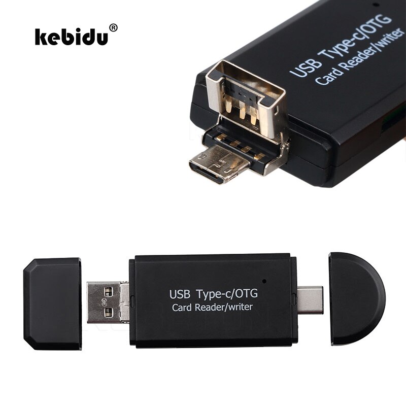 Kebidu 3 in 1 smart kaartlezer voor android otg kaartlezer USB 2.0 Micro USB (type B) SD/mmc-sleuf Micro SD/TF slot
