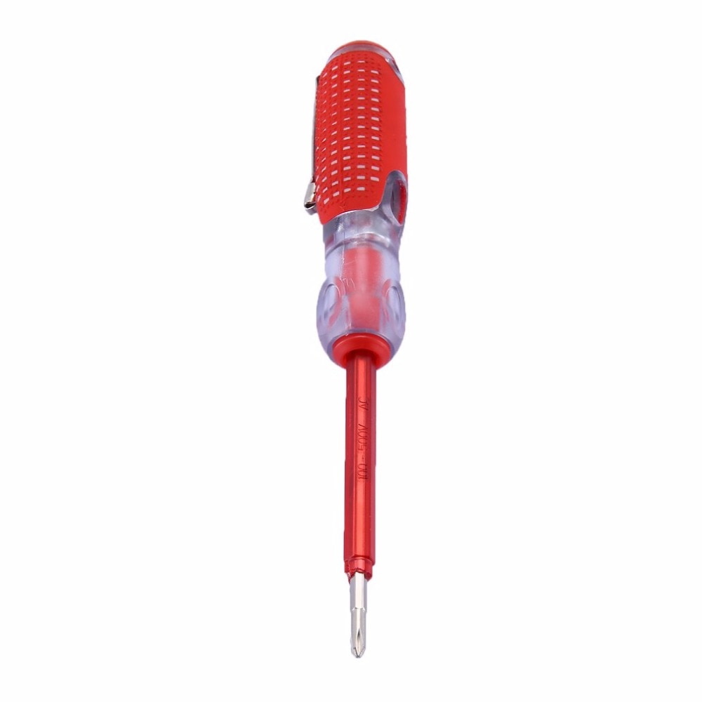 100-500V Dual-use Test Pen Screwdriver Durable Insulation Electrician Home Tool Test Pencil Electric Tester Pen Tool