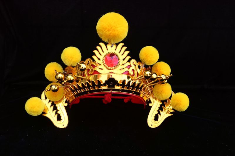 Cappelli da sposo da sposa Vintage ▾ per adulti cappelli da musica lirica di pechino cappelli da ballo tradizionali cinesi copricapo Festival puntello: 7