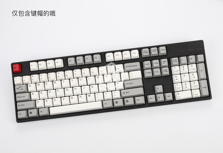taihao abs double shot keycaps for diy gaming mechanical keyboard color of carbon pulse Captain America grey white