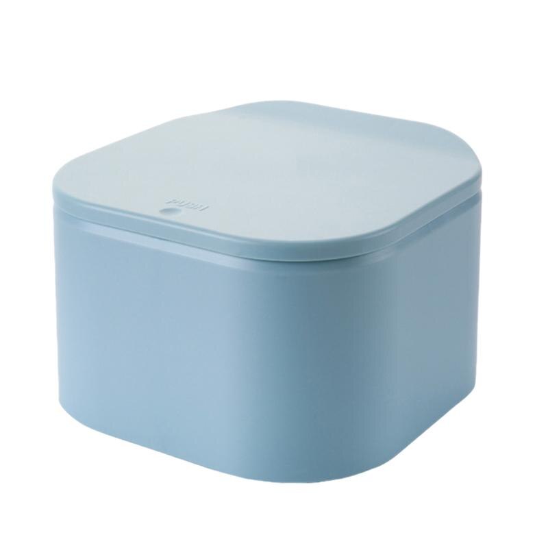 Push Type Leuke Mini Afvalbak Home Office Badkamer Prullenbak Desktop Vuilnis Doos Tafel Vuilnisbak Diversen Bins: 3