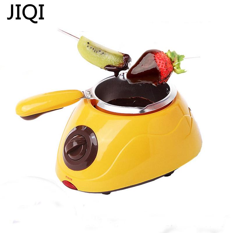 Jiqi Elektrische Mini Chocolade Fondue Chocolade Melting Pot Fontein Chocolade Melt Pot Smelter Machine Jongen Meisje