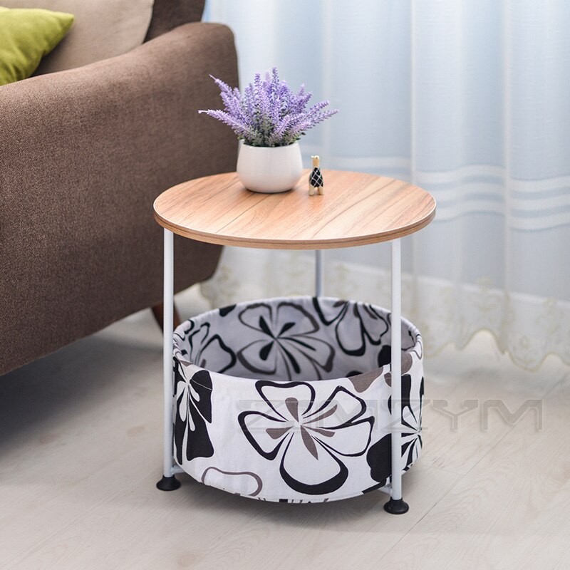 simple round coffee table living room telephone table mobile sofa small coffee table notebook table bedside table