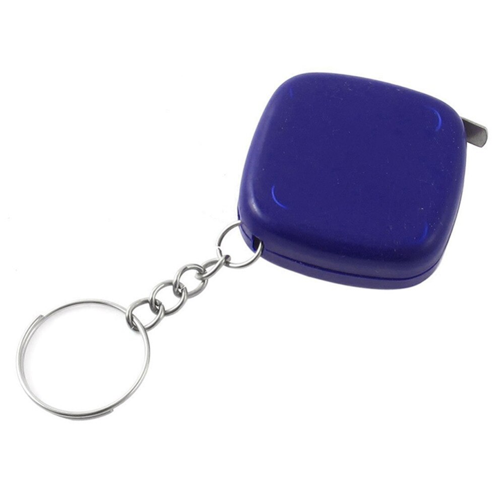 Clear Scale 1M/3Ft/40Inch Easy Retractable Ruler Tape Measure Super Mini Portable Pull Ruler With Keychain For Travel