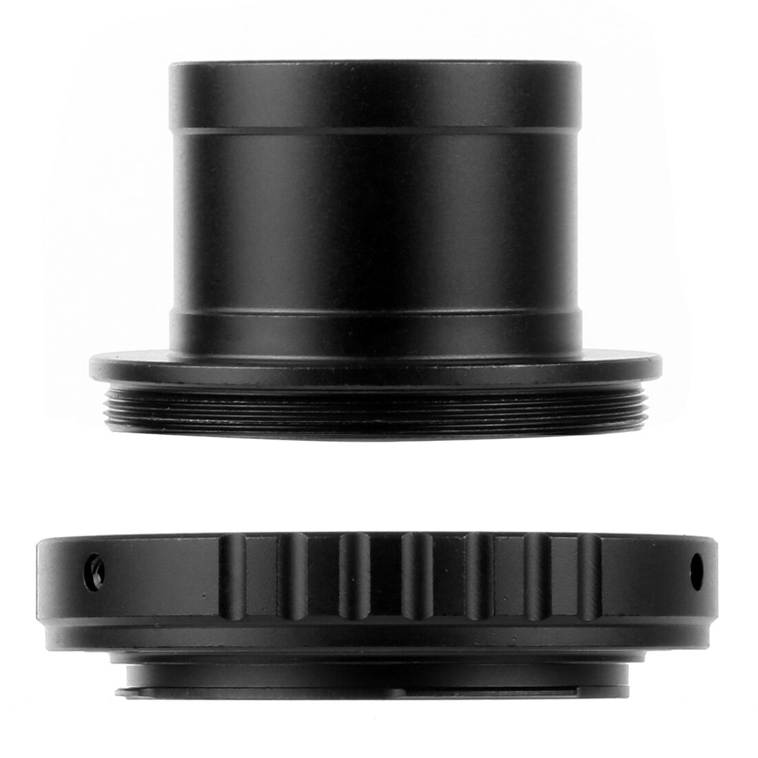 Lens Adapter 1.25 Inch T Ring Lens Mount Set DSLR Camera Accessory for Canon EOS Nikon Olympus Sony Pentax Telescope Microscope