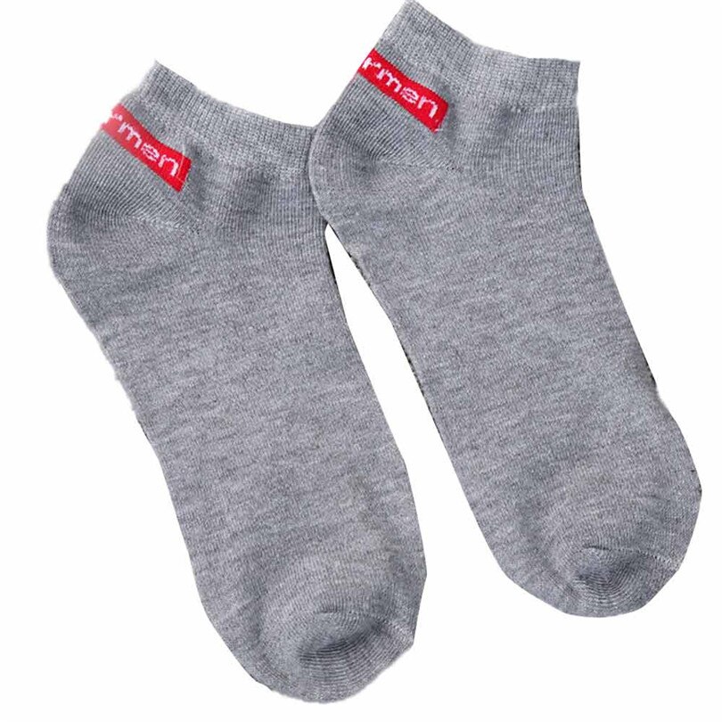 1 Pair Unisex Summer Women Men Couple Comfortable Stripe Cotton Casual Daily Sock Slippers Short Ankle Socks