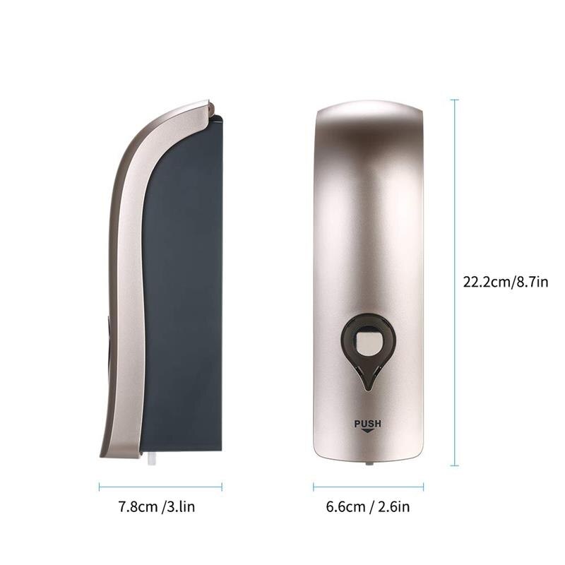 300ML Car Soap Dispenser Wall Mounted Single Head Wall Soap Dispenser Shower Gel Liquid Shampoo Disinfectant Dispenser Holder