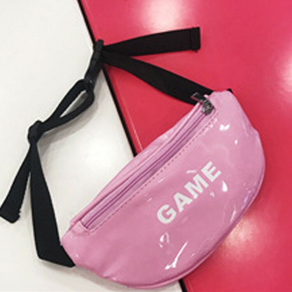 Girls Waist Pack Kids Waist Bag Pack Outdoor Sports Pouch Belt Hip Handbag Chest Crossbody Bag Travel Purse: Pink