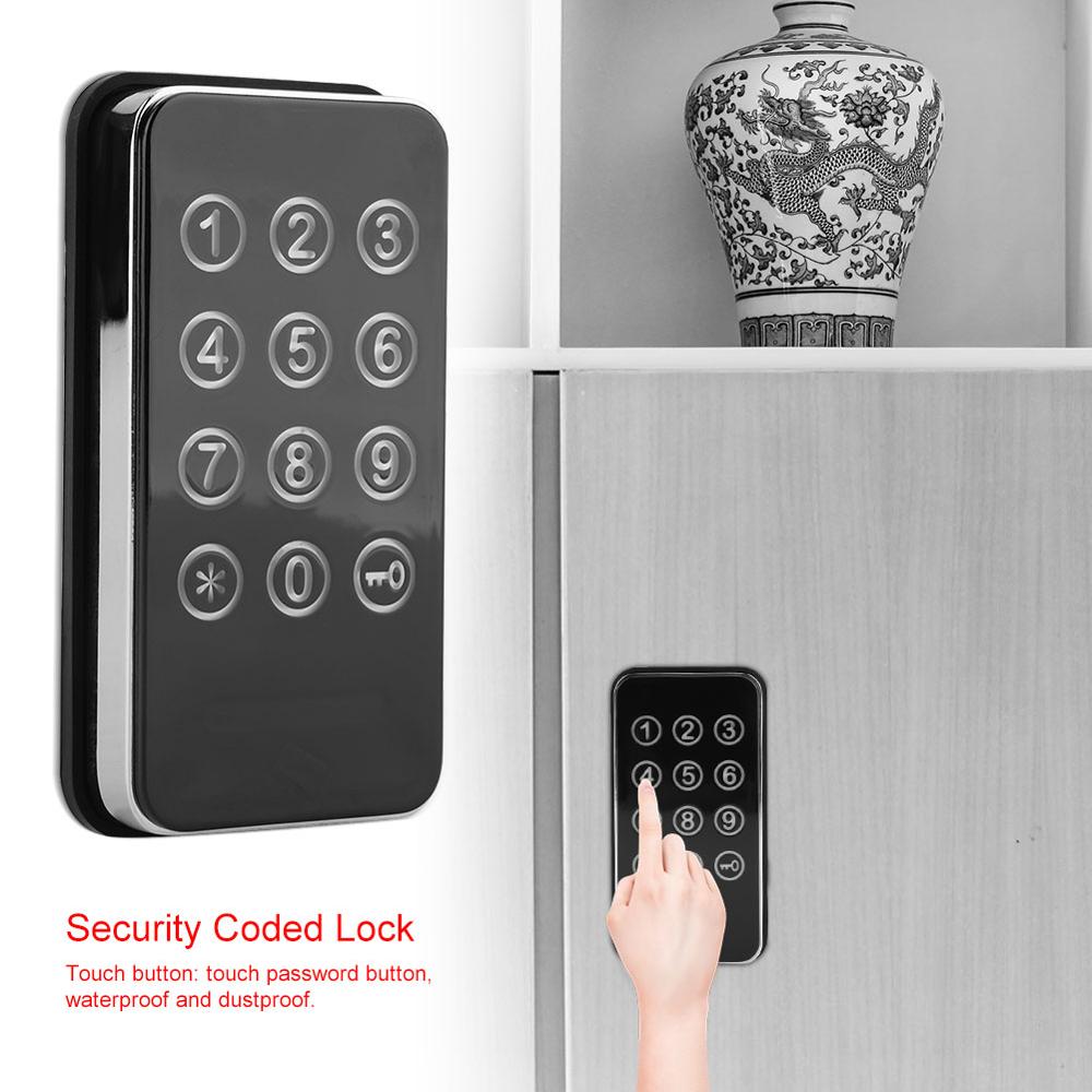 Digit Password Cabinet Lock Combination Cam Code Cabinet Lock Zinc Alloy Spa Password Security Coded Cabinet Lock Locker