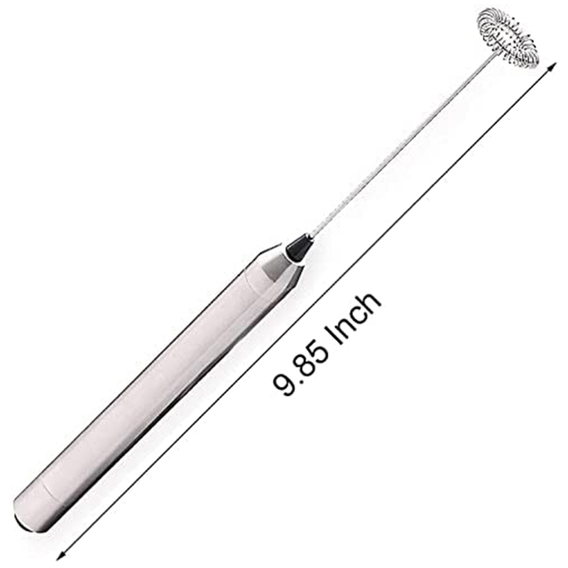 Elektrische Melkopschuimer Staaf Rvs Handheld Melkopschuimer Frother Batterij