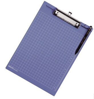 9240 multifunctional board clip a4 folder plate clip board plastic for office and school: 9240  plastic blue