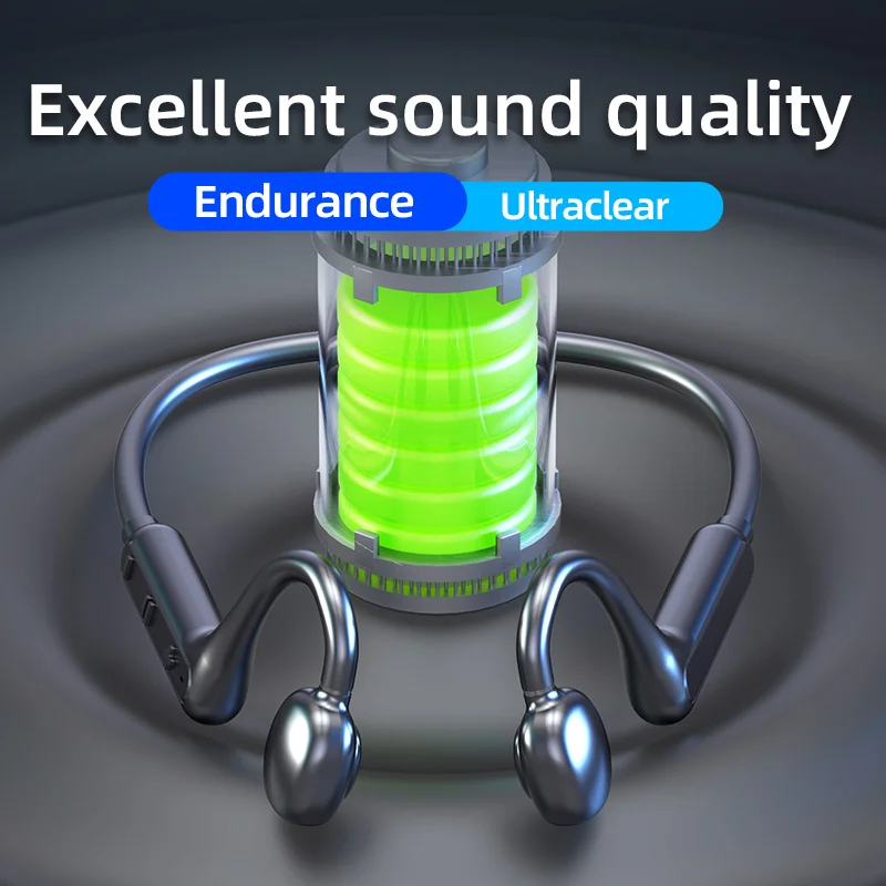 Xiaomi True Bone Conduction Wireless Earphone Bluetooth5.1 Waterproof Neck Mounted Headset HIFI Stereo Music Earbud