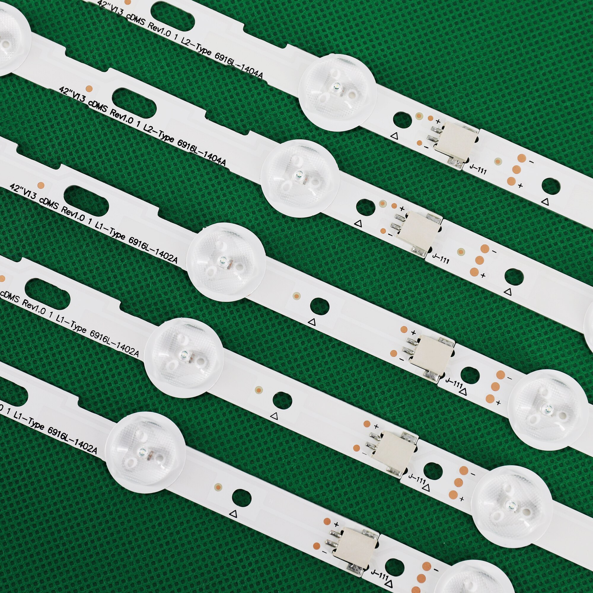 100% 10pcs/Kit LED strips for LG 42 TV 42LN5200 UM 42LN5300 UB LC420DUE SFR5 6916L 1402A 6916L 1403A 6916L 1404A 6916L 1405A