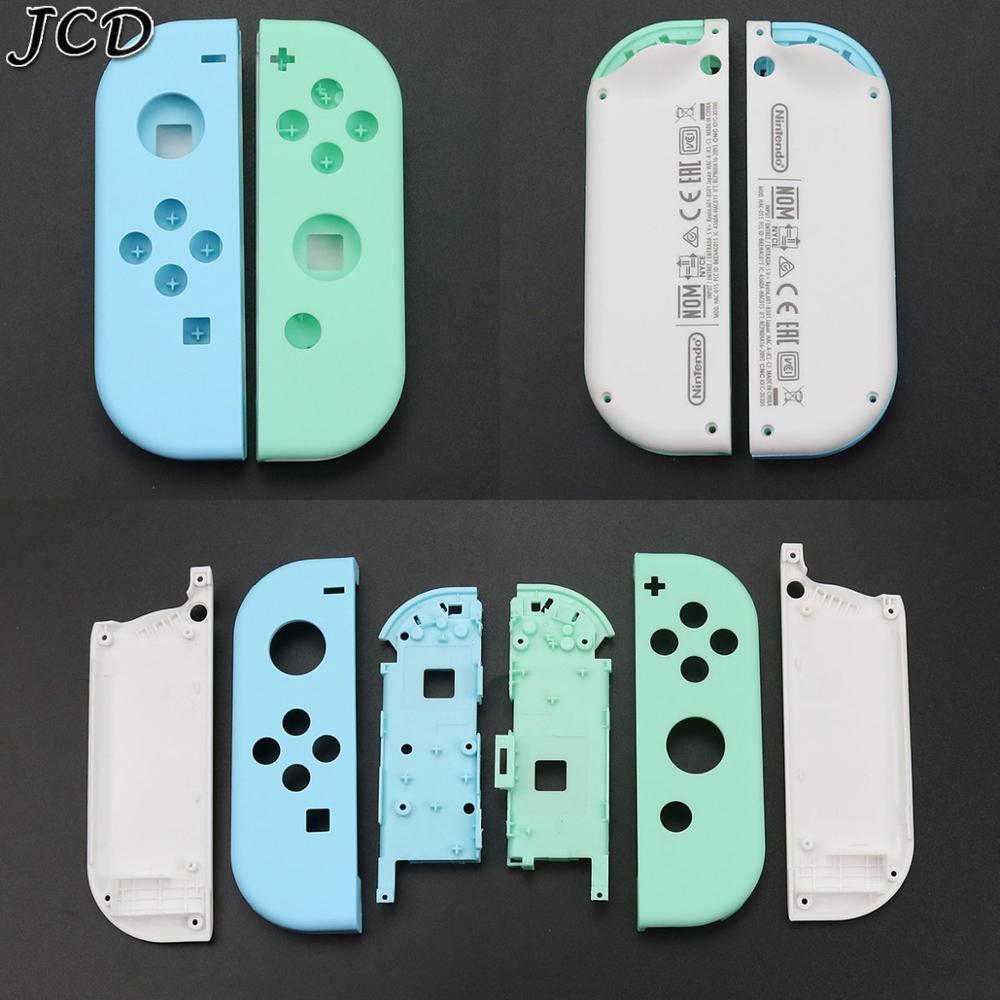 JCD Housing Shell For Nintend Switch Animal Crossing Console JoyCon Replacement for Nitendo Switch Protective Case: E