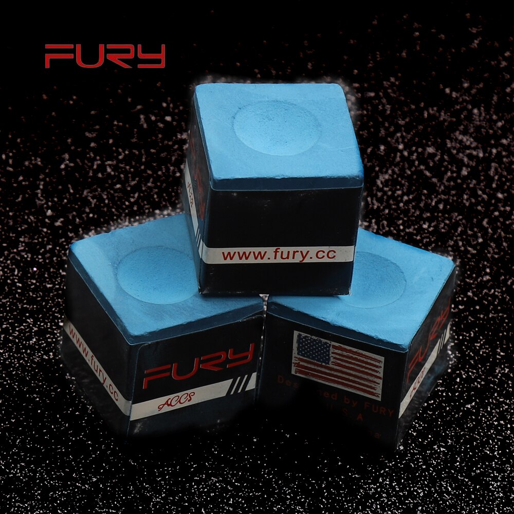 Fury biljartkrijt poolkrijt biljartaccessoires snookerkrijt keu krijt duurzaam voor atleten
