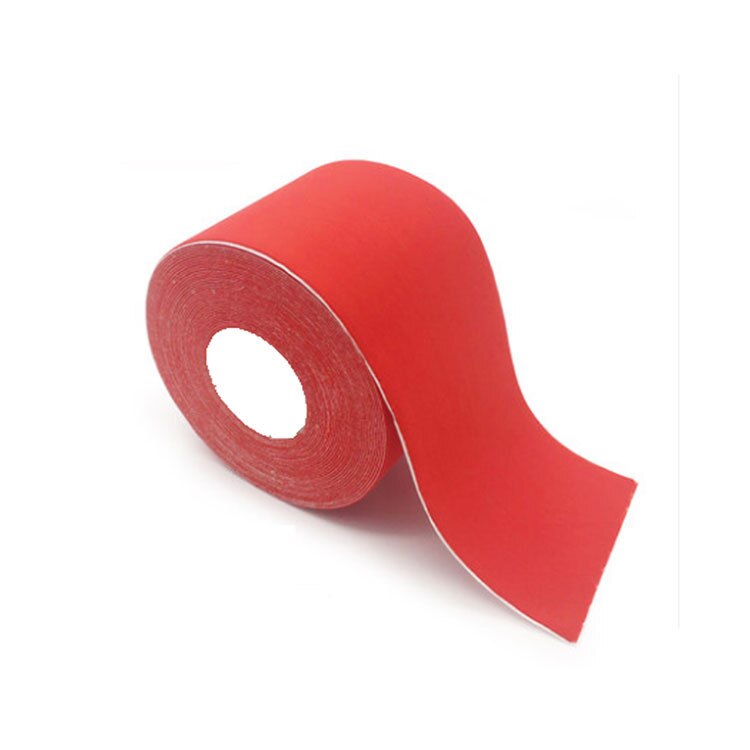 Vier Seiten Elastischen Muskel Sport Tape kinesiologie Sport Aufkleber Kinesiotapes Rolle Baumwolle 5cm * 5m Nylon Intramuskuläre Verband: 4 red / 5cmX5m