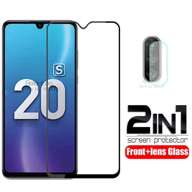 2 in 1 Camera tempered Glass on honor 20s MAR-LX1H screen protector For huawei Honor 20S Honer 20 s Protective Glass lens Film