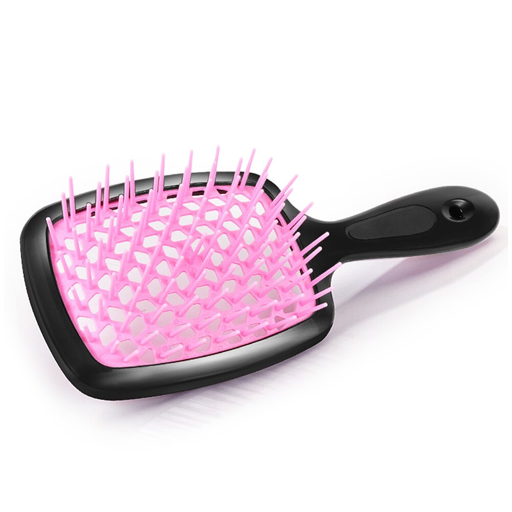 Portable évidé Airbag peigne de Massage droit bouclés démêlant brosse à cheveux Pro Salon de coiffure outil de coiffure