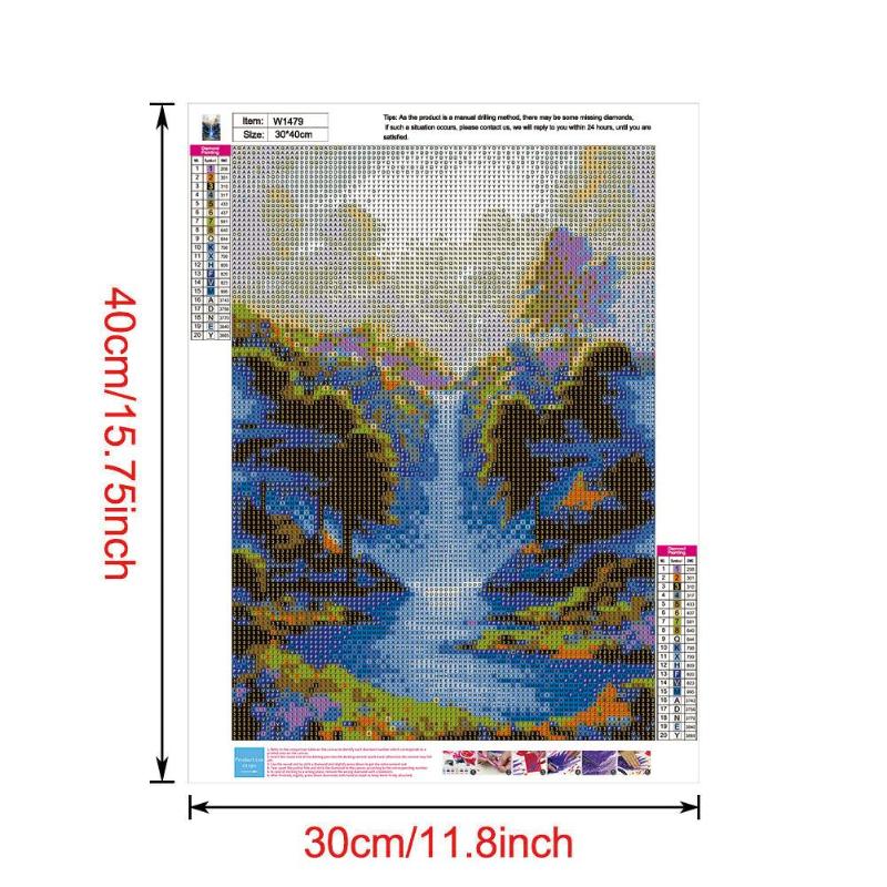 5D DIY Volledige Boor Diamant Schilderij Landschap Kruissteek Mozaïek Craft Kits Diamant Schilderij Tekening voor Thuis en Party Decor: G