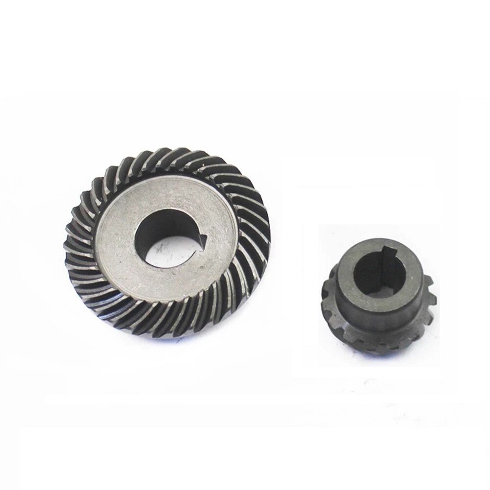 2 Pieces Replacement Spiral Bevel Gear Set For 125/150 Angle Grinder Accessories Angle Grinder Gear For 125 150 Bevel Gear