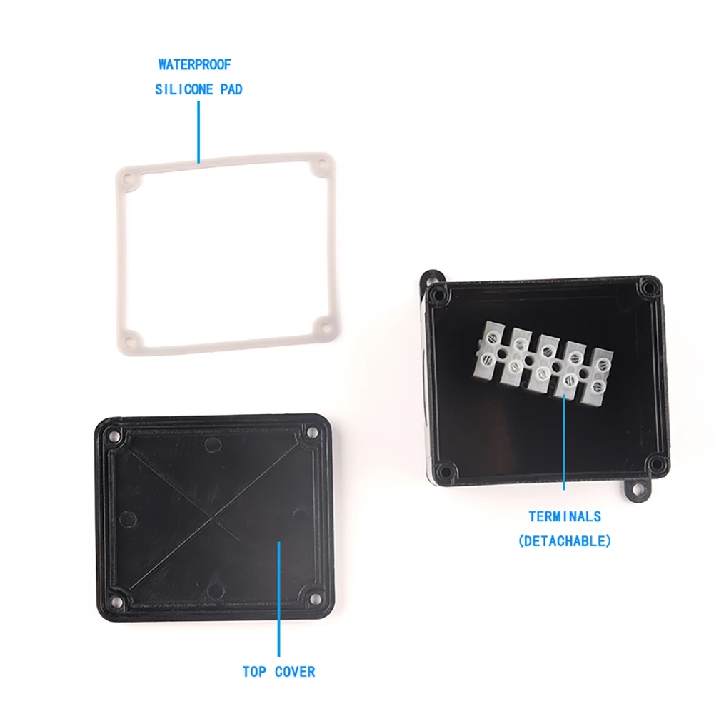 IP66 Outdoor Waterproof 2/3 Way Electrical Wiring Junction Box With Terminal For 17.5A/450V Light Accessories