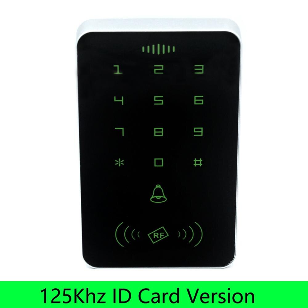 Teclado de acceso RFID para cerradura de puerta, Control de acceso de 125KHz, tarjeta de proximidad de usuario, 1000 Mhz, Redaer de acceso: 125Khz ID Version