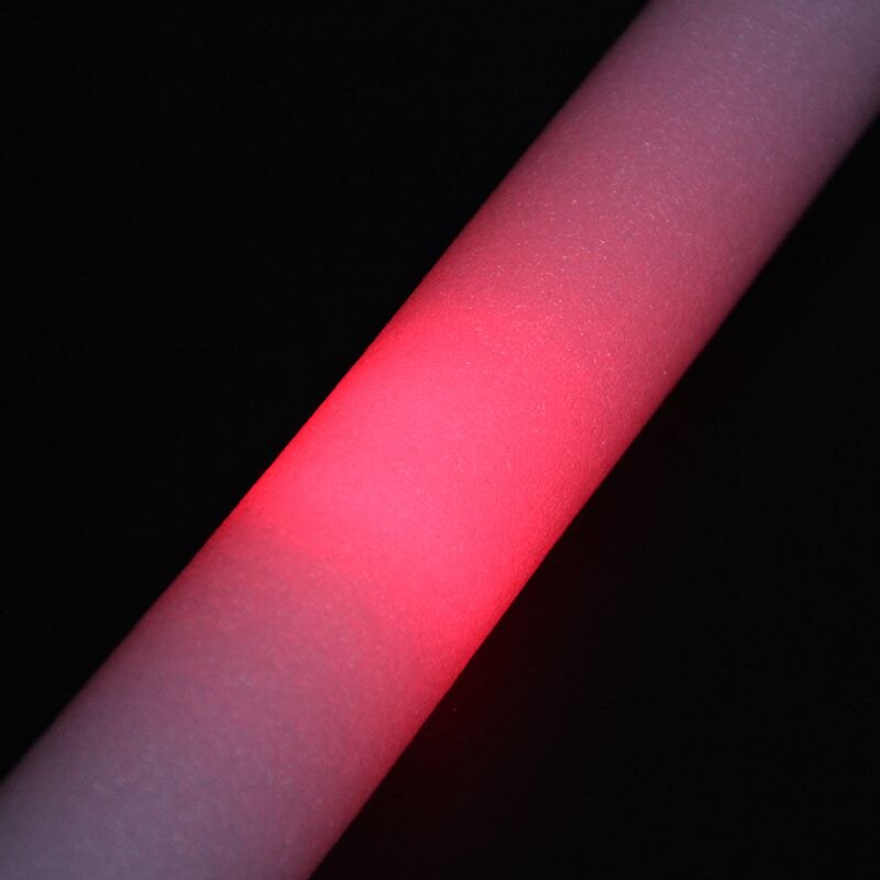 30 stück Bunte glänzende schwamm sticks Luminous Baton LED Schaum Stick Stäbchen Rallye Partei Blinkende Glow Schlagstöcken Licht Stick