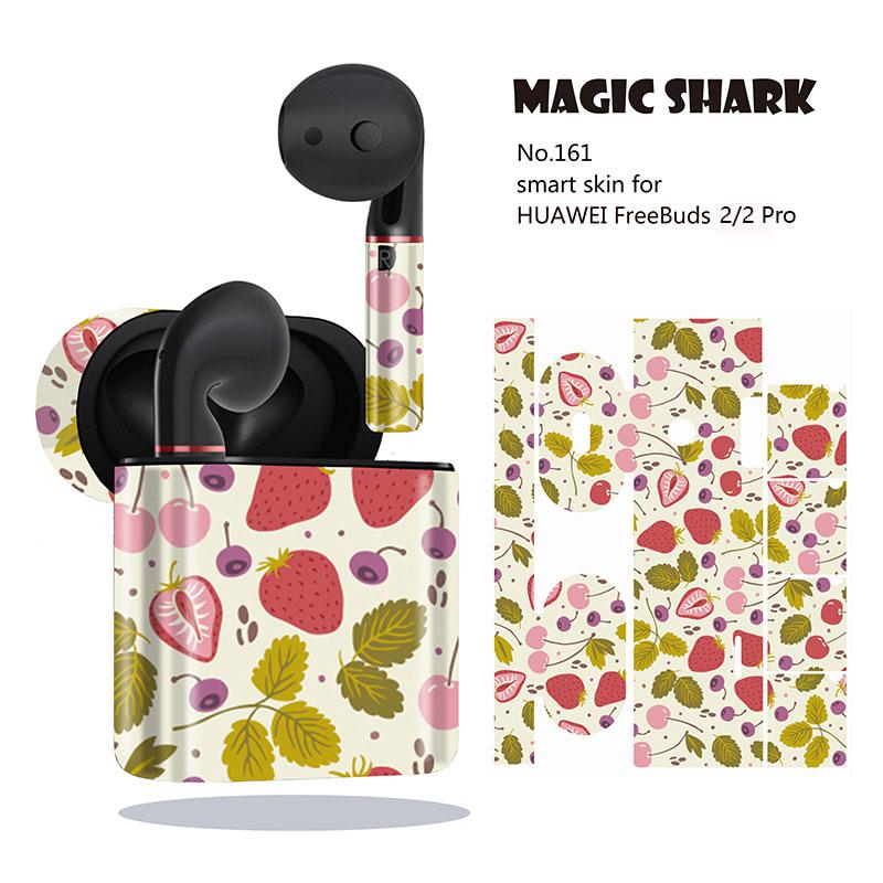 Magie Hai Beere Ananas Zitrone Melone PVC Aufkleber fallen Abdeckung wickeln Haut für Huawei Freebuds 2/2 Profi Kopfhörer
